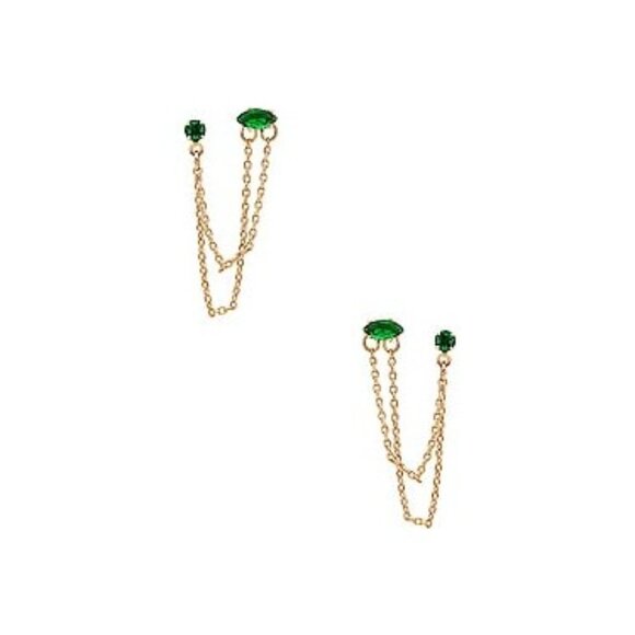 ettika Jewelry - Ettika Earring in Green